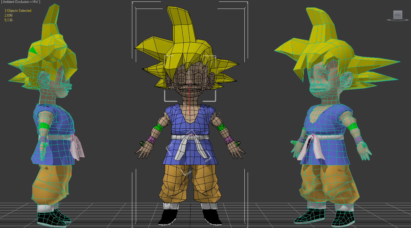 Image of a 3d goku